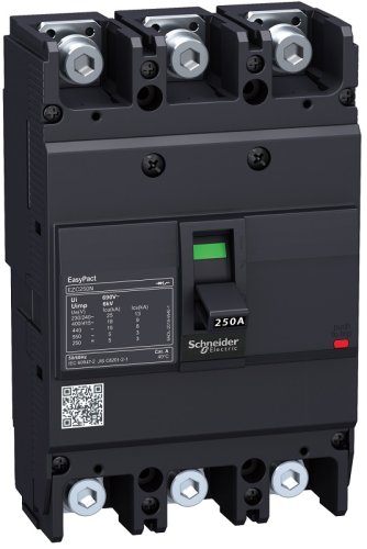 Выключатель автоматический в литом корпусе Schneider Electric EasyPact EZC250F 3п 160А 18кА фото Выключатель автоматический в литом корпусе Schneider Electric EasyPact EZC250F 3п 160А 18кА картинка